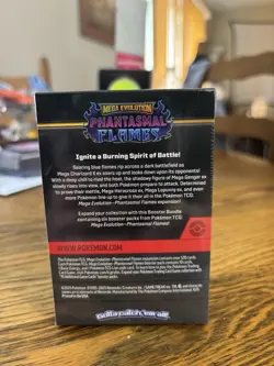 Pokemon TCG Mega Evolution Phantasmal Flames Booster Bundle Box - 6 Packs - Image 2