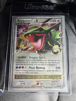 Pokemon TCG Rayquaza C LV.X Black Star Promotional Holo - Image 1