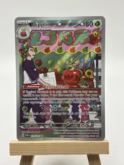 Pokemon TCG Dipplin 170/167 Twilight Masquerade Illustration Rare Holo - Image 1