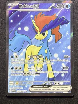 Pokemon Keldeo EX 159/086 White Flare Ultra Rare Full art NM - Image 1