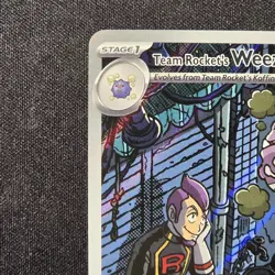 Pokemon TCG- Team Rocket's Weezing - 199/182 - SV10: Destined Rivals (DRI) IR NM - Image 3