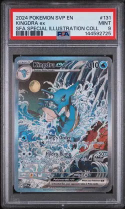 2024 POKEMON SHROUDED FABLE SPECIAL ILLUSTRATION COLLECTION KINGDRA EX PSA 9 - Image 1