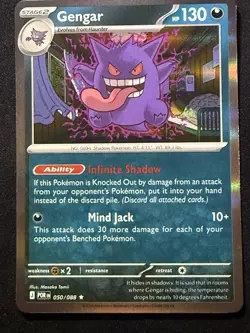 Pokemon TCG Gengar Holo 050 Perfect Order Nm - Image 1