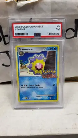 2009 STARMIE POKEMON RUMBLE POKEMON TCG PSA 7 NEAR MINT NM #5/16 - Image 2
