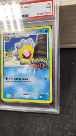 2009 STARMIE POKEMON RUMBLE POKEMON TCG PSA 7 NEAR MINT NM #5/16 - Image 3