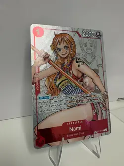 ONE PIECE Nami OP01-016 25th Anniversary Premium Bandai Alt Art NM - Image 2