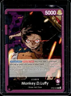 2023 One Piece Awakening of the New Era Monkey.D.Luffy Leader #OP05-060 - Image 1