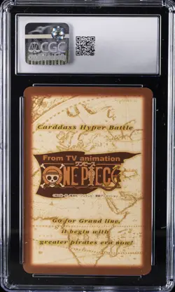 1999 CARDDASS HYPER BATTLE JAPANESE ONE PIECE FIRST STAGE NAMI CGC 10 GEM MINT - Image 2