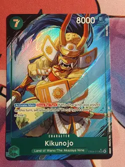 One Piece English EB04-012 Kikunojo SR Alt Art The Azure Sea's Seven - Image 1