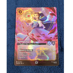 Disney Lorcana Belle Accomplished Mystic Floodborn 226/204 Enchanted Foil EN - Image 1