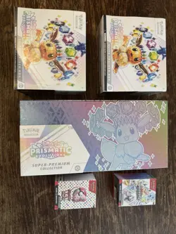 Pokemon Prismatic Premium Collection Box Elite Trainer box 151 Booster Bundle - Image 1
