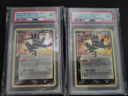 2021 POKEMON SWSH CELEBRATIONS ETB PROMO #144 GRENINJA-GOLD STAR PSA 9 (X2) - Image 1