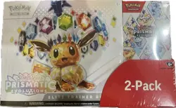 Pokemon TCG Prismatic Evolutions ETB w Booster Bundle - COSTCO - 2-Pack - Sealed - Image 2