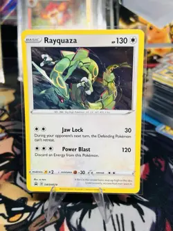 Rayquaza SWSH029 Cosmos Holo Pokemon TCG Black Star Promo - Image 1