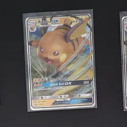 Pokemon TCG Raichu GX SM Black Star Promo SM213 Holo Promo - Image 1