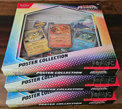 Pokemon TCG Prismatic Evolutions Poster Collection Brand New Sealed Lot of 3 - Image 1