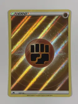 Pokemon TCG Fighting Energy 157/159 Crown Zenith Zenith Energy (TEXTURED) - Image 1