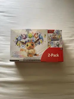 Pokemon Scarlet & Violet Prismatic Evolutions Costco ETB + Booster Bundle LOT - Image 1