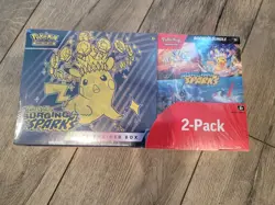 Pokemon Surging Sparks ETB & Booster Bundle Costco 2-pack Factory Sealed New - Image 1
