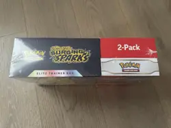 Pokemon TCG Surging Sparks ETB + Booster Bundle Costco 2-Pack Sealed - Image 5