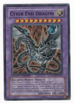 1996 Yu-Gi-Oh! Cyber End Dragon #STON-ENSE1 Limited Edition Near Mint - Image 1
