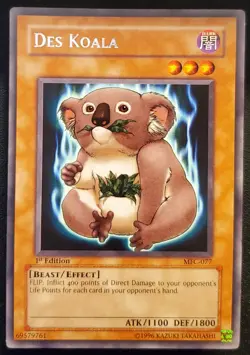 Yu-Gi-Oh! Des Koala MFC-077 Magician's Force 1st Edition (2003) Near Mint - Image 1