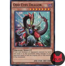 Yugioh Odd-Eyes Dragon YS14-ENA01 Ultra Rare 1st Edition LP - Image 1