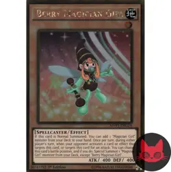 Yugioh Berry Magician Girl MVP1-ENG14 Gold Rare 1st Edition NM - Image 1