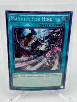 YuGiOh Mayhem Fur Hire Secret Rare 1st Edition DASA-EN025 FRESH PULL! - Image 1