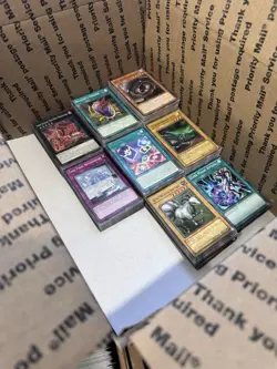 🧙13lbs+ 4500+ UNSEARCHED Old Vintage YuGiOh Bulk Lot Most HP Some Damaged‼💎 - Image 3