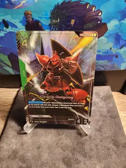 Char's Gelgoog Alternate Art Foil - GD01-023 LR+ NM - Gundam TCG Card Game - Image 1