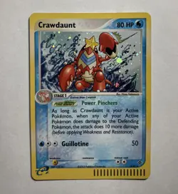 2003 EX Dragon Crawdaunt Holo E-Reader #3/97 Rare WOTC Pokemon Card TCG NM Mint! - Image 1