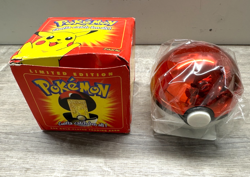 Burger King 1999 Pokemon pikachu 23k Gold Plated Trading Card Pokeball Sealed - Image 1