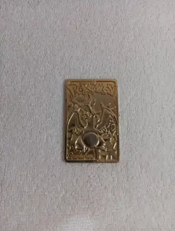 Pokemon 23K Gold Plated Trading Card Charizard Metal - Image 1