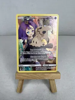 Pokemon Mimikyu 245/236 SM Cosmic Eclipse Full Art Secret Rare Card NM/Mint - Image 1