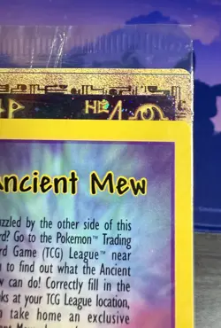 MISCUT Ancient Mew Error ~ Movie Promo ~ Holo Pokemon Card ~ Factory Sealed - Image 5