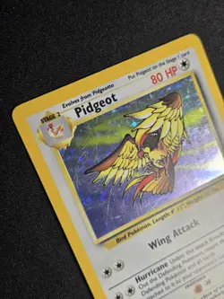 Pidgeot 8/64 HP+ Jungle Holo Rare Vintage WOTC Pokemon card - Image 3