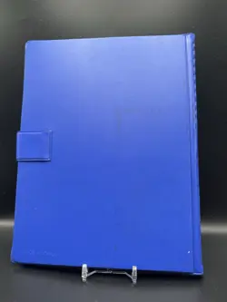 Vintage 1999 Pokemon Charmander Blue 4 Pocket 30 Page Trading Card Binder Rare - Image 2