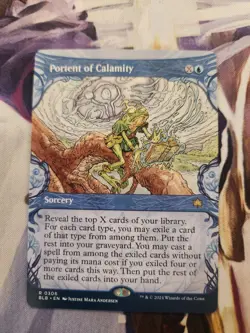 MTG Bloomburrow - Portent Of Calamity (Showcase) NM - Image 1