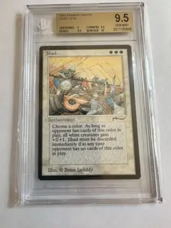 MTG BGS 9.5 Gem Mint ****Jihadd**** Arabian Nights Magic: The Gathering - Image 1