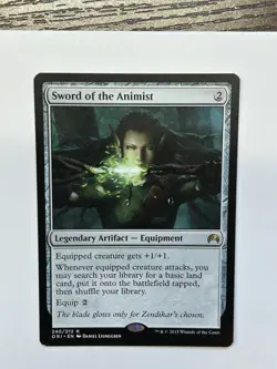 MTG Magic the Gathering Sword of the Animist ORI-240 NM-LP - Image 1