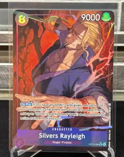 One Piece TCG Silvers Rayleigh OP13-066 V2 Alt Art English - Image 1