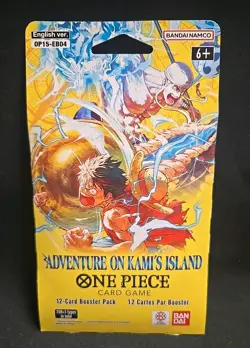 One Piece Adventure On Kami's Island Booster Pack In Sleeve New Sealed - Image 1