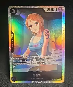 One Piece Starter Deck 14 Super Rare Nami ST14 - 006 - Image 1