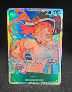 One Piece Azure Sea's Seven Nami Super Rare OP14 - 031 - Image 1