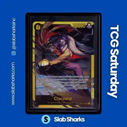 2026 ONE PIECE THE AZURE SEA'S SEVEN #OP14-120 CROCODILE SECRET RARE - Image 1
