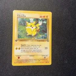 Pokemon TCG Pikachu Jungle 1st Edition Regular 50 HP Common Card English - Image 1