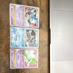 Pokemon World Championships 2010 Azelf LV.X, Gyarados, Gardevoir LV.X Card Lot - Image 1