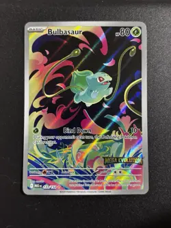 Bulbasaur Mega Evolution Stamped 133/132 Miscellaneous Cards & Products Holo NM - Image 1