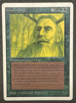 Mtg Gaea’s Liege Unlimited Heavy Play HP - Image 1